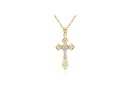 Filigree Crucifix Pendant